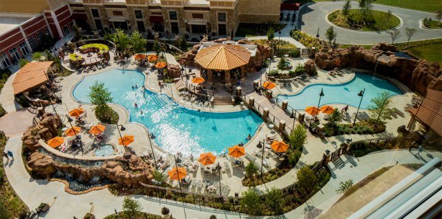 Poolside at WinStar World Casino and Resort