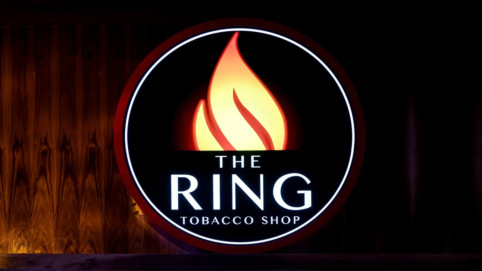 The Ring Tobacco Shop Logo.